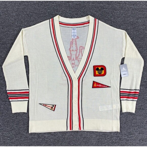 Walt Disney World Sweater Adult Extra Large Varsity Cardigan 50th Vault XL - Picture 1 of 16